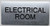 BRAILLE ELECTRIC ROOM SILVER- SIGN