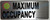 Maximum Occupancy  Hpd Sign