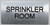 HOTEL DIRECTIONAL SIGN SPRINKLER ROOM