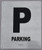 TACTILE HOTEL PARKING FLOOR NUMBER SIGN
