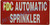 FDC Automatic Sprinkler   Sign