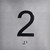 TACTILE HOTEL 2ND FLOOR ELEVATOR JAMB PLATE SIGN