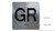 BRAILLE GROUND (GR) FLOOR ELEVATOR JAMB PLATE SIGN