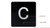 BRAILLE C ELEVATOR JAMB PLATE SIGN