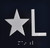 HOTEL STAR L (STAR LOBBY) ELEVATOR JAMB PLATE SIGN