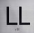 HOTEL DIRECTIONAL SIGN LL FLOOR ELEVATOR JAMB PLATE