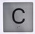 HOTEL C FLOOR ELEVATOR JAMB PLATE SIGN