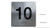 HOTEL ADA 10TH FLOOR ELEVATOR JAMB PLATE SIGN