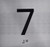 TACTILE HOTEL 7TH FLOOR ELEVATOR JAMB PLATE SIGN