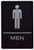 HOTEL MEN RESTROOM SIGN