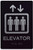 TACTILE HOTEL ELEVATOR SIGN