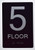 HOTEL DIRECTIONAL SIGN FLOOR NUMBER