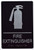 HOTEL FIRE EXTINGUISHER SIGN