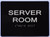 HOTEL DIRECTIONAL SIGN SERVER ROOM