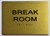 ADA BREAK ROOM SIGN