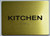 HOTEL KITCHEN SIGN