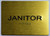 ADA JANITOR SIGN