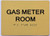 HOTEL DIRECTIONAL SIGN GAS METER ROOM