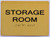 ADA STORAGE ROOM SIGN