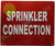 Sprinkler Connection Hpd Sign