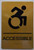 ADA ACCESSIBLE SIGN