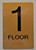 ADA FLOOR 1 SIGN