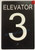 ADA ELEVATOR 3 SIGN