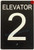 ADA ELEVATOR 2 SIGN