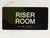 HOTEL DIRECTIONAL SIGN RISER ROOM