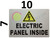 BUILDING FIRE DEPT SIGNAGE  Electrical Panel Inside