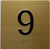 9TH FLOOR ELEVATOR JAMB PLATE