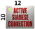 Active Siamese Connection   Fire Department Sign