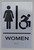 BRAILLE RESTROOM SIGN