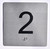HOTEL DIRECTIONAL SIGN ELEVATOR JAMB PLATE WITH BRAILLE