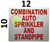 Combination AUTO Sprinkler & Standpipe   Fire Department Sign