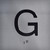 ADA ELEVATOR JAMB PLATE WITH BRAILLE (G- GROUND) SIGN