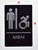 BRAILLE RESTROOM (MEN ACCESSIBLE) SIGN