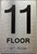ADA 11 FLOOR SIGN