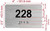 HOTEL APARTMENT NUMBER - UNIT NUMBER SIGN