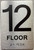 ADA 12TH FLOOR SIGN