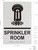BRAILLE SPRINKLER ROOM SIGN