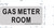 GAS METER ROOM   Fire Department Sign