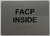 HOTEL ADA FACP INSIDE - FIRE ALARM CONTROL PANEL SIGN