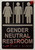 BRAILLE GENDER NEUTRAL RESTROOM SIGN