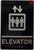 TACTILE HOTEL ELEVATOR SIGN
