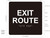 HOTEL EXIT RAMP SIGN
