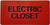 ADA ELECTRIC CLOSET SIGN
