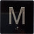 ADA ELEVATOR MEZZANINE M FLOOR SIGN