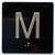 HOTEL ELEVATOR MEZZANINE M FLOOR SIGN