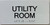 TACTILE HOTEL UTILITY ROOM SIGN